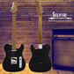 Sceptre Arlington - Standard Single Cutaway Black Electric Guitar