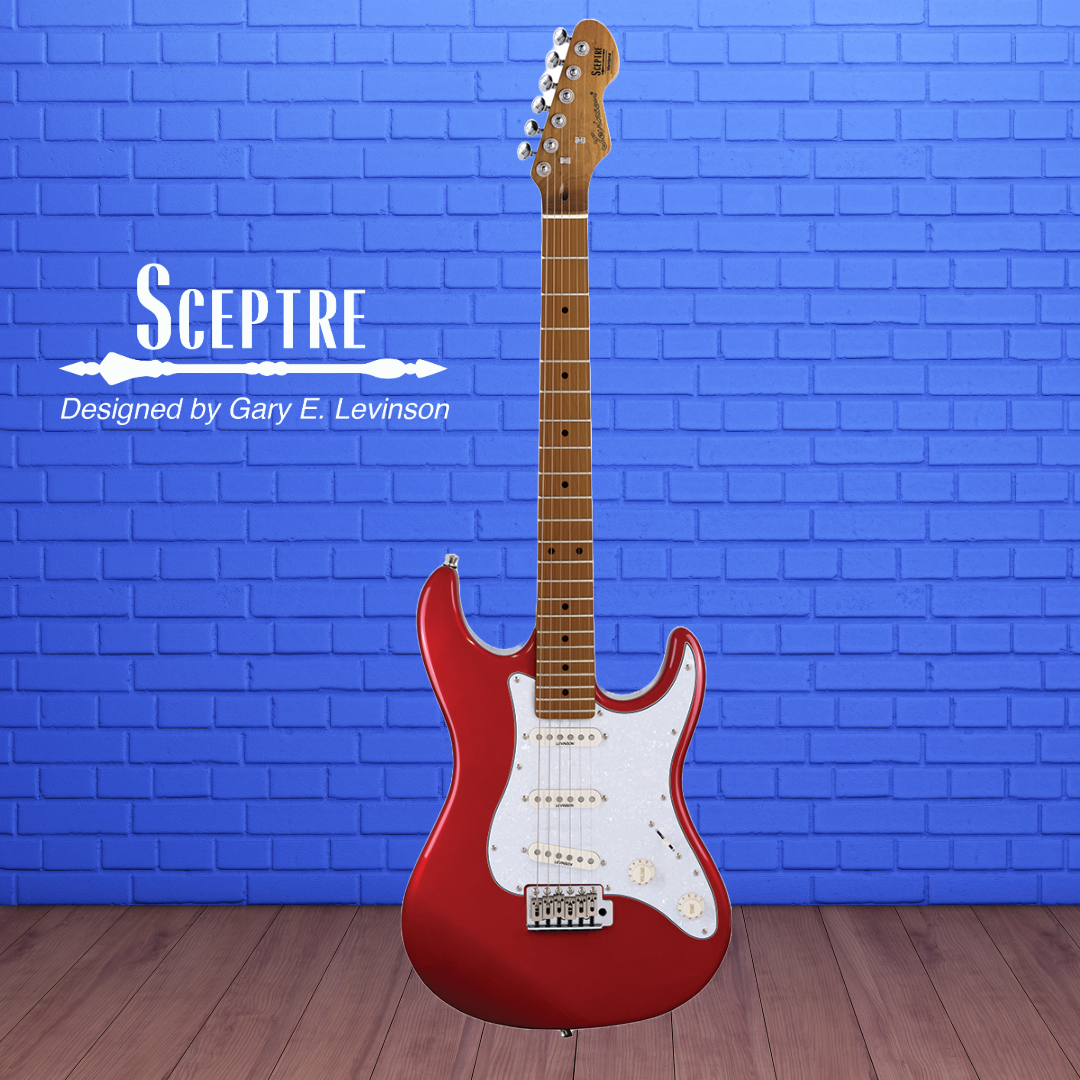 Sceptre Ventana Standard - Double Cutaway Candy Apple Red Electric Guitar