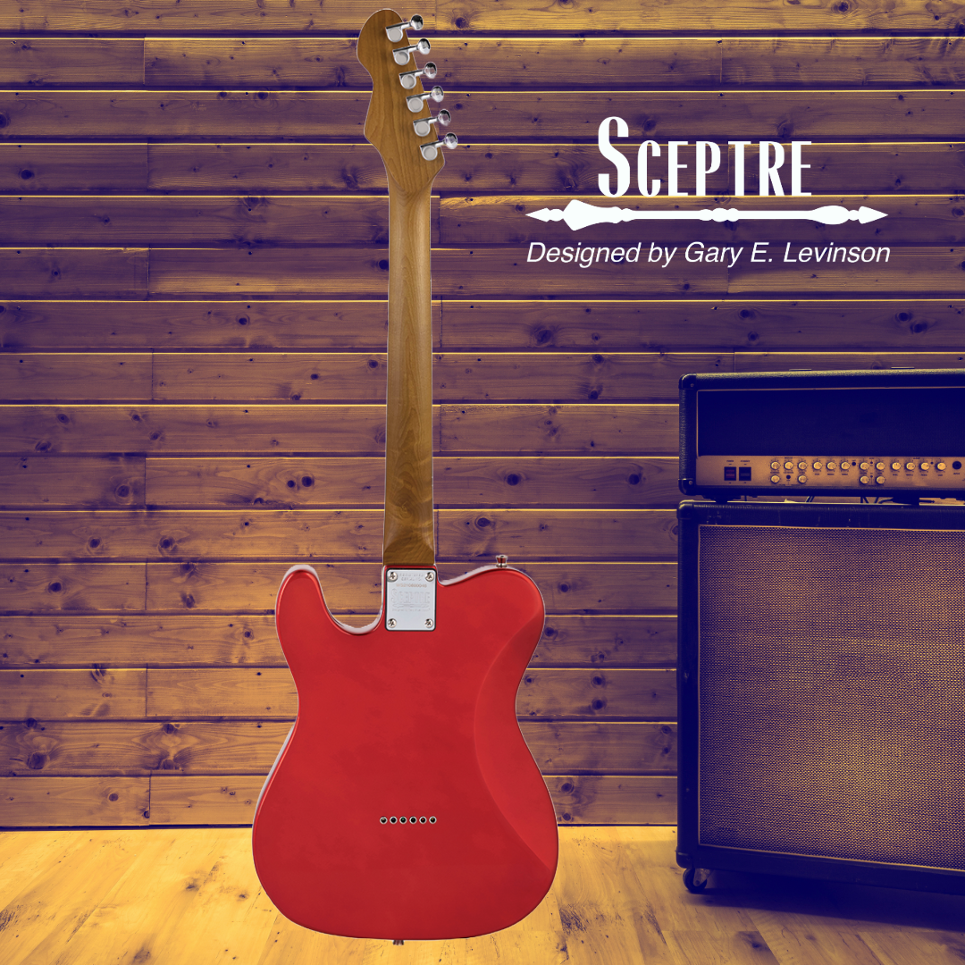 Sceptre Arlington - Standard Single Cutaway Candy Apple Red Electric Guitar