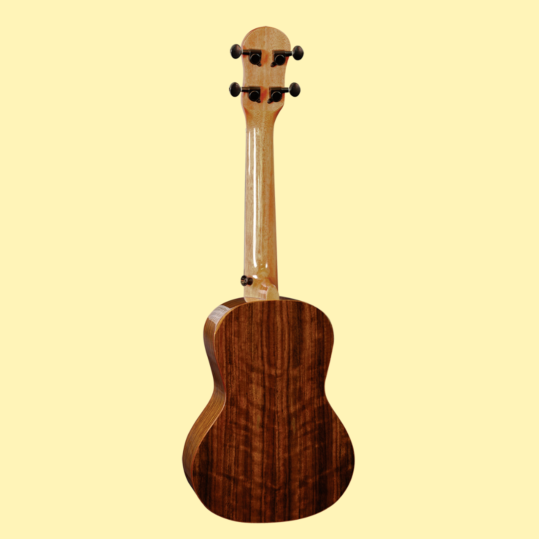 Barnes & Mullins BMUK5C Concert Walnut Ukulele with Premium Backpack Case