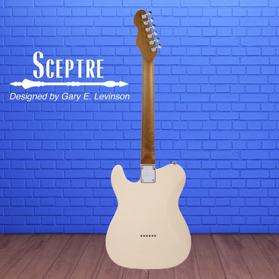 Sceptre Arlington - Standard Single Cutaway Olympic White Electric Guitar