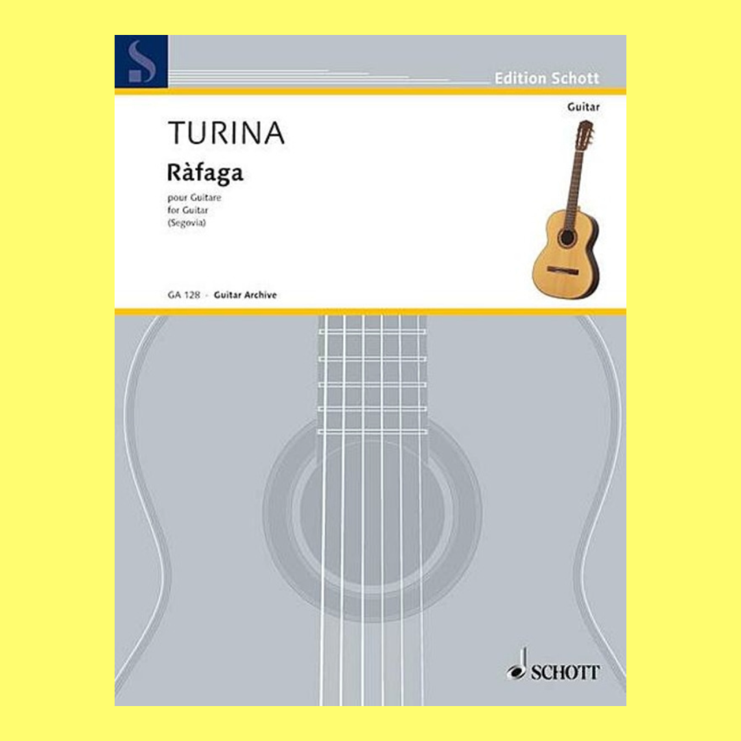 Joaquin Turina - Rafaga Op 53 For Guitar Book