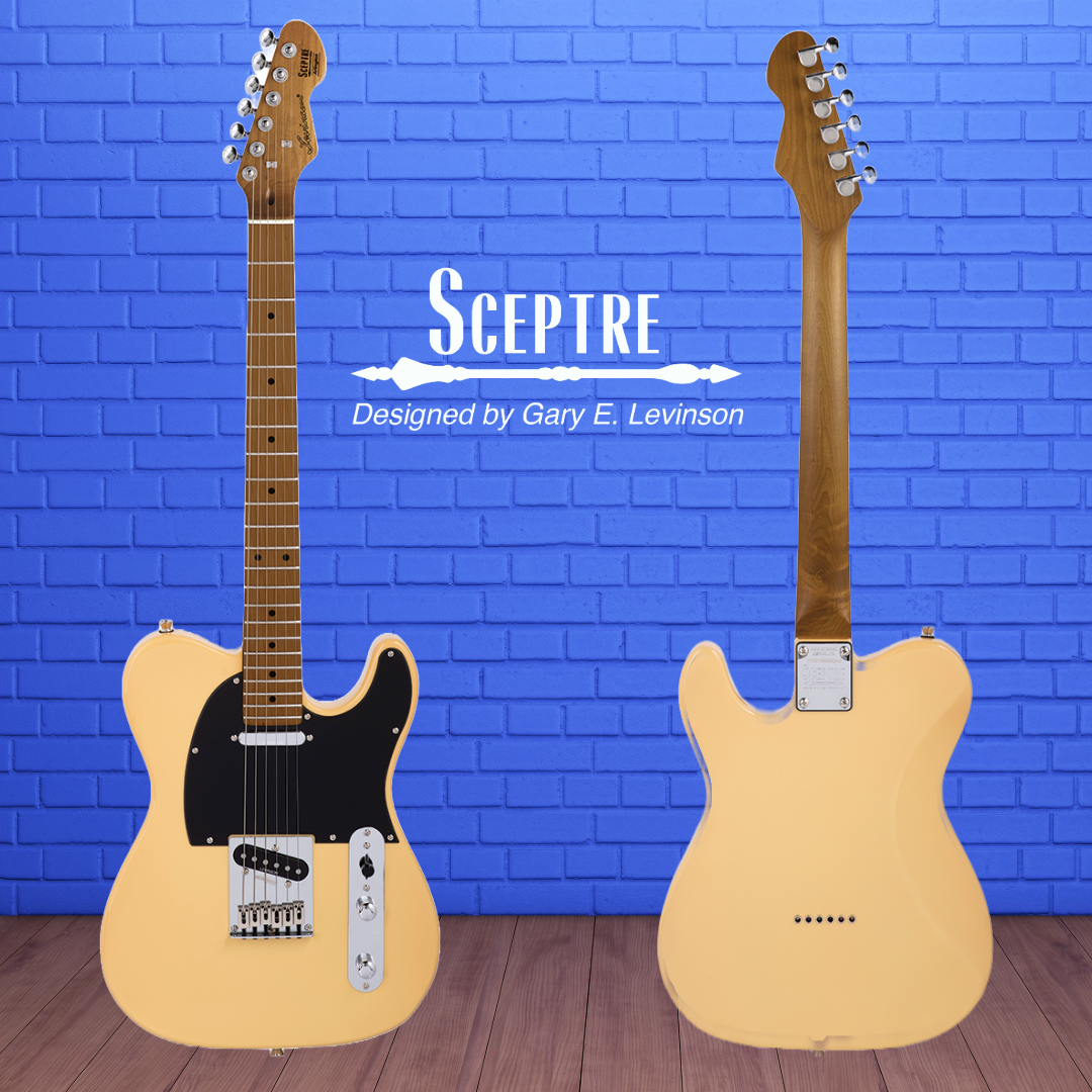 Sceptre Arlington - Standard Single Cutaway Blonde Electric Guitar