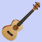 Barnes & Mullins BMUK6T Solid Top Tenor Spruce/Mahogany Ukulele with Premium Wooden Case