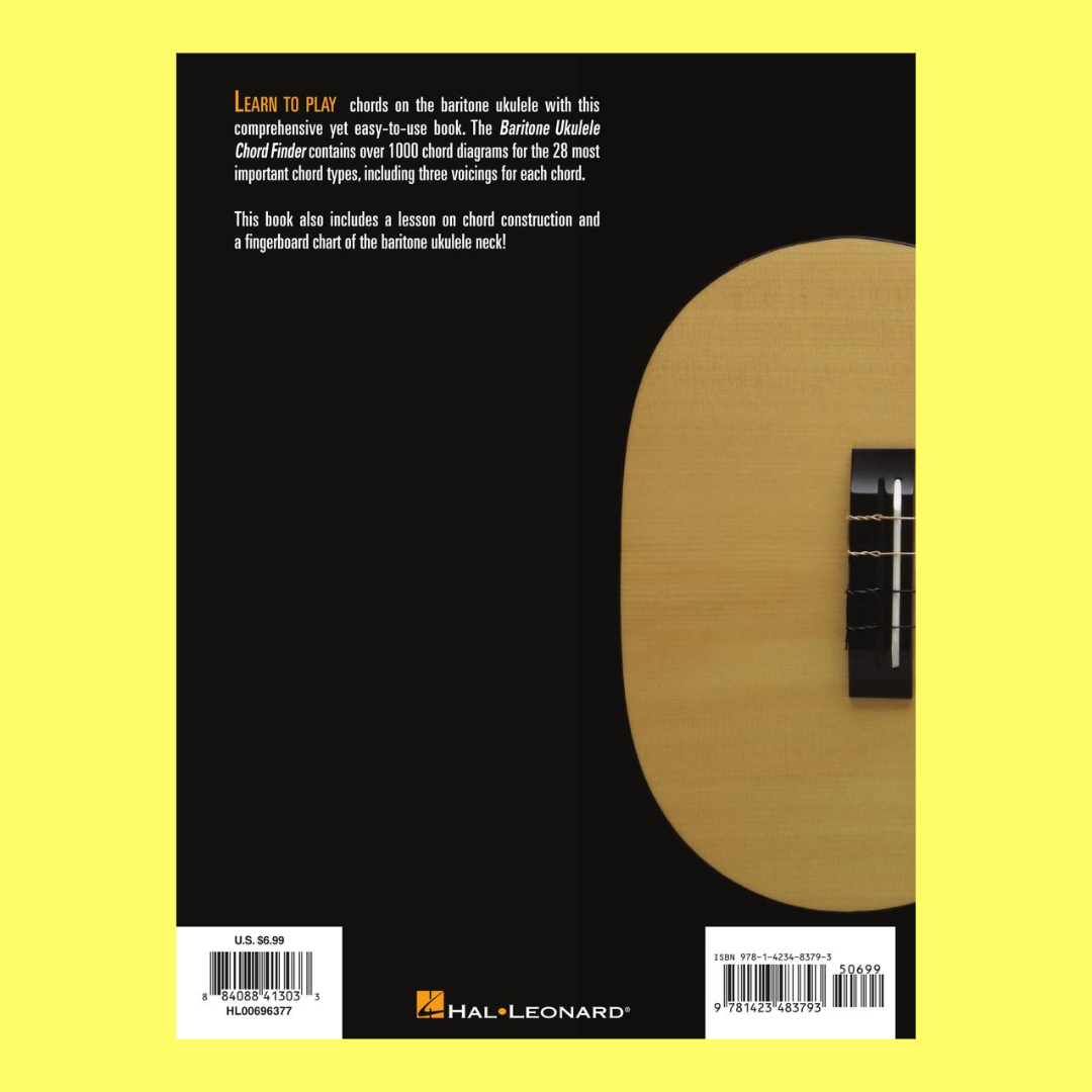 Hal Leonard - Baritone Ukulele Chord Finder Book (9 x 12 inches)