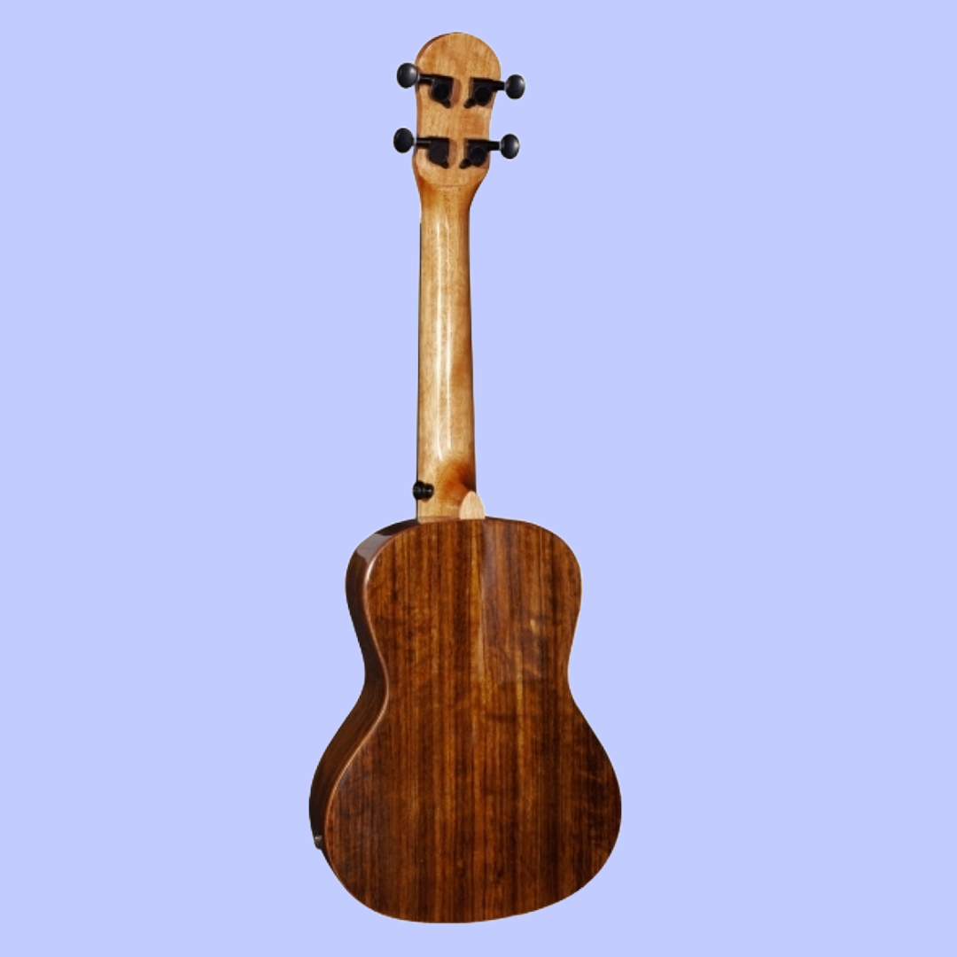 Barnes & Mullins BMUK5CE Concert Walnut Ukulele with Pickup & Premium Backpack Case