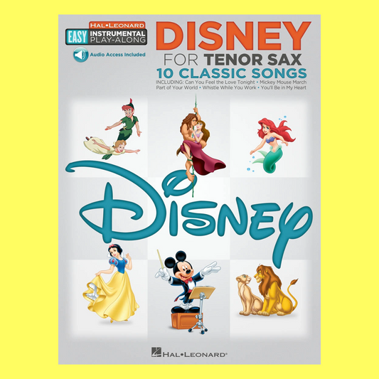 Disney For Tenor Sax Easy Instrumental Playalong Bk/Ola