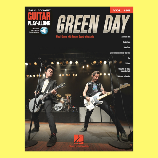 Green Day Guitar Play Along Volume 165 Book/Ola