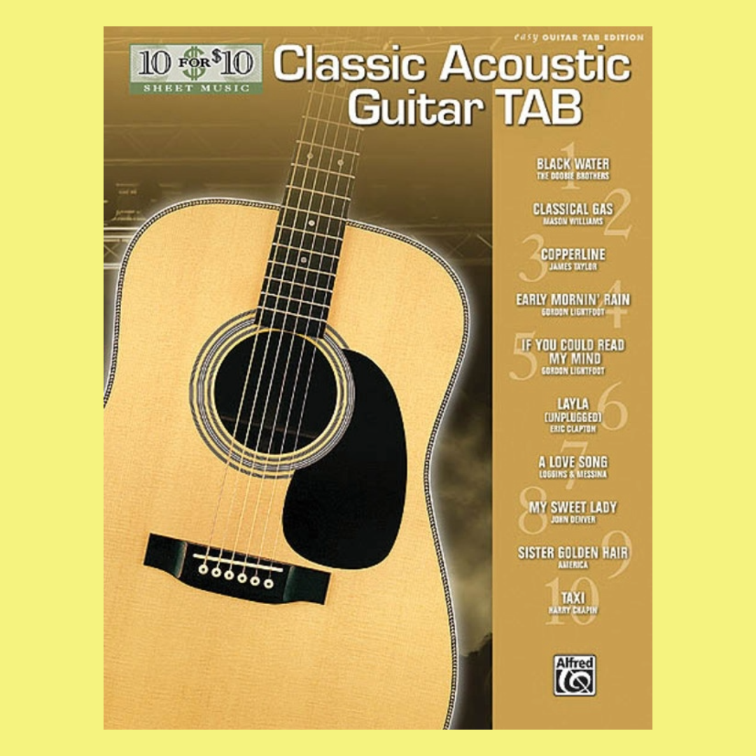 Classic Acoustic Guitar Tab Book