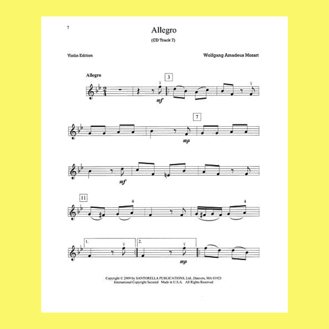 Popular Performance Classics For Violin Book/Cd