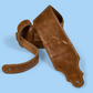 Franklin 3" Jackson Hole Series Aged Leather Guitar Strap - Cognac