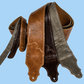 Franklin 3" Jackson Hole Series Aged Leather Guitar Strap - Cognac