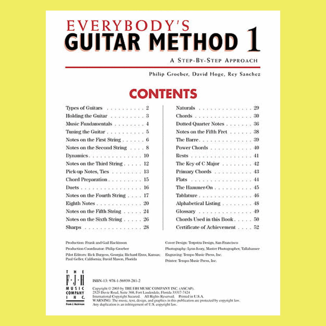 Everybody's Guitar Method - Book 1