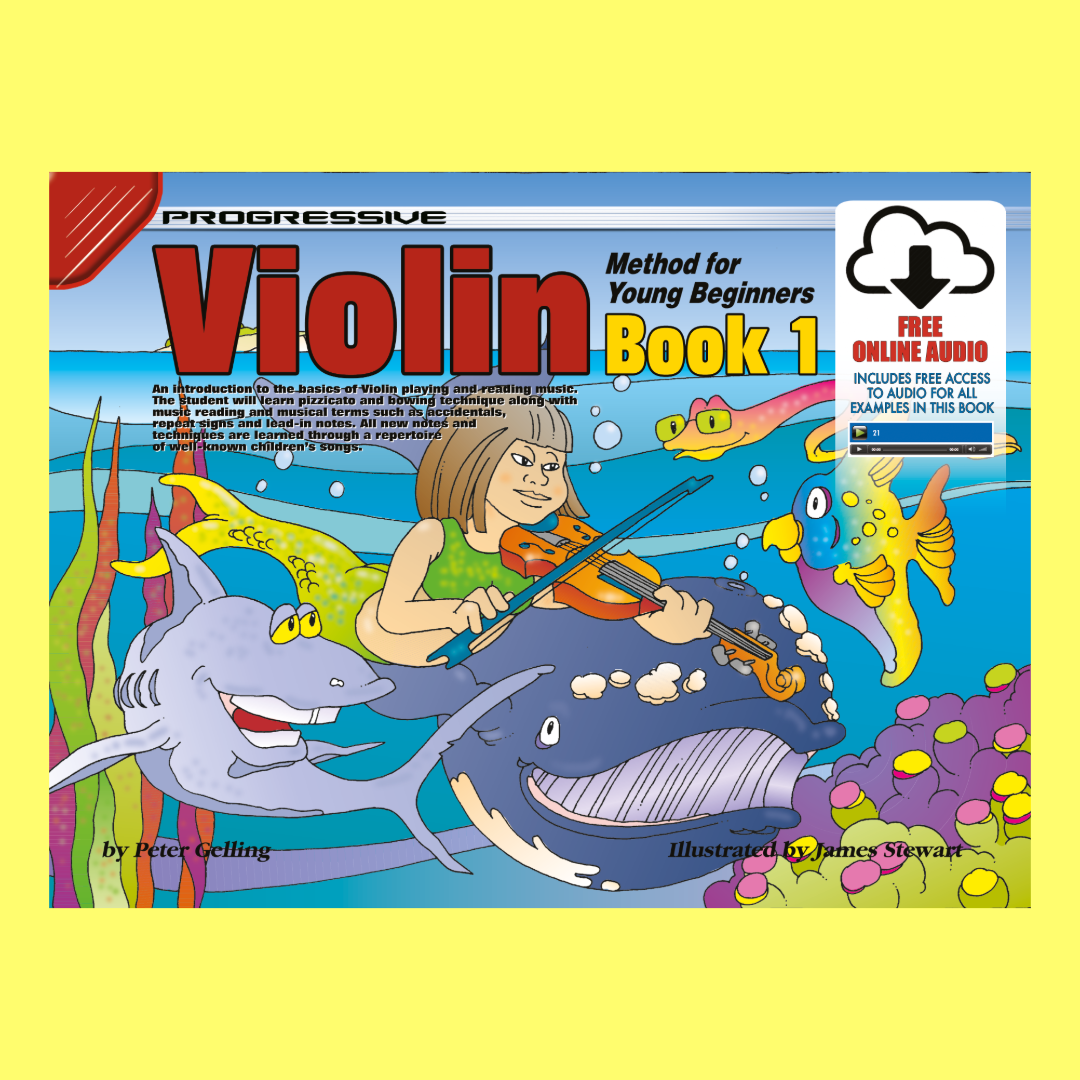 Progressive Violin Method For Young Beginners - Book 1 (Book/Ola)