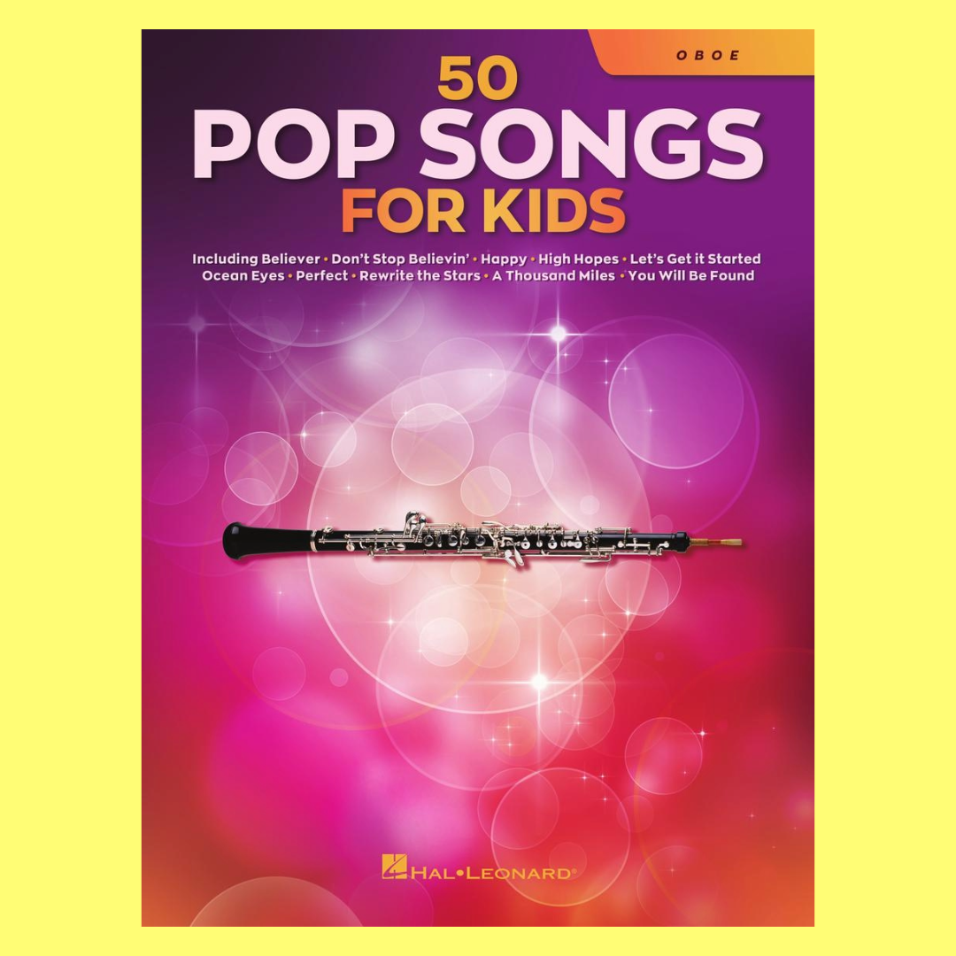 50 Pop Songs for Kids for Oboe Book