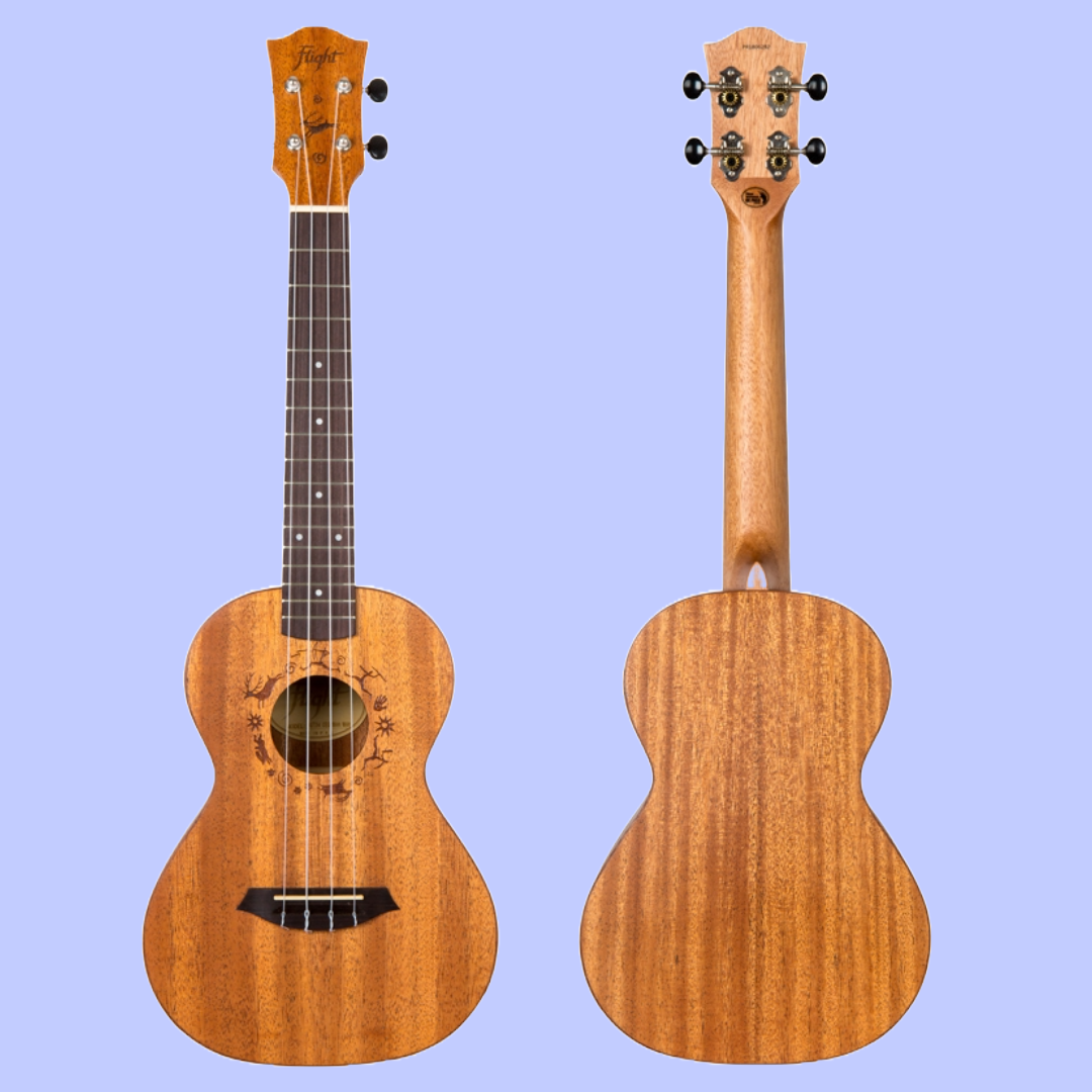 Flight DUT34 EQ Electro-Acoustic Tenor Ukulele with Padded Gig Bag