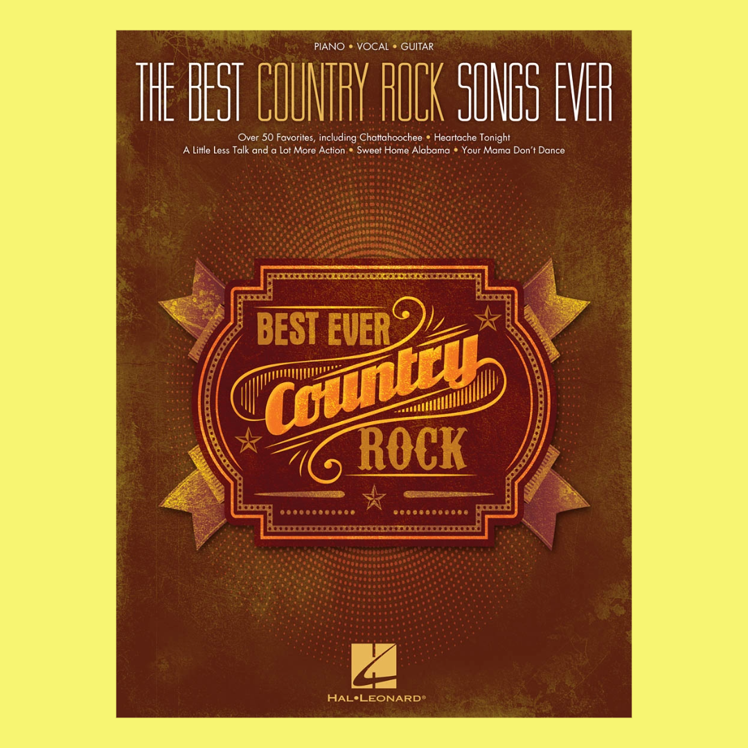 The Best Country Rock Songs Ever PVG Songbook (50 Songs)