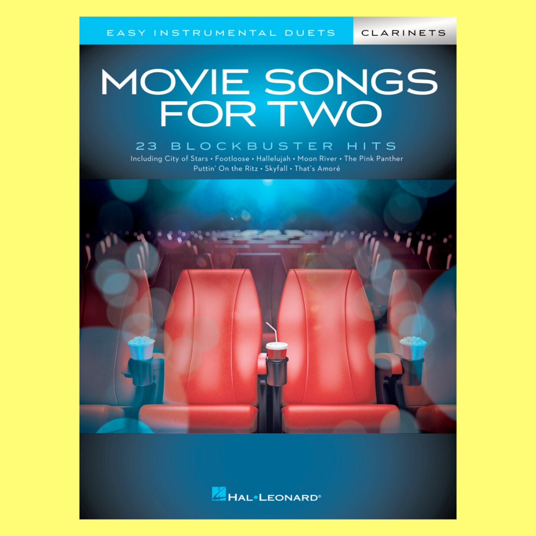 Movie Songs for Two Clarinets Book