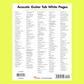 Acoustic Guitar Tab White Pages Songbook (150 Songs)