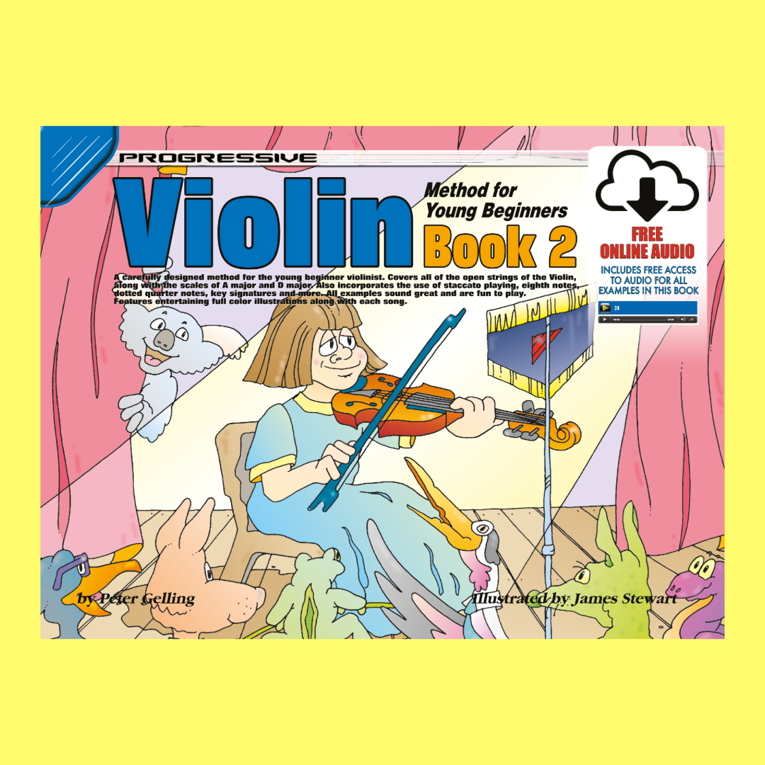 Progressive Violin Method For Young Beginners - Book 2 (Book/Ola)