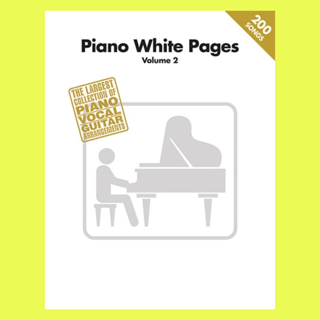 Piano White Pages Volume 2 PVG Songbook (200 Songs)