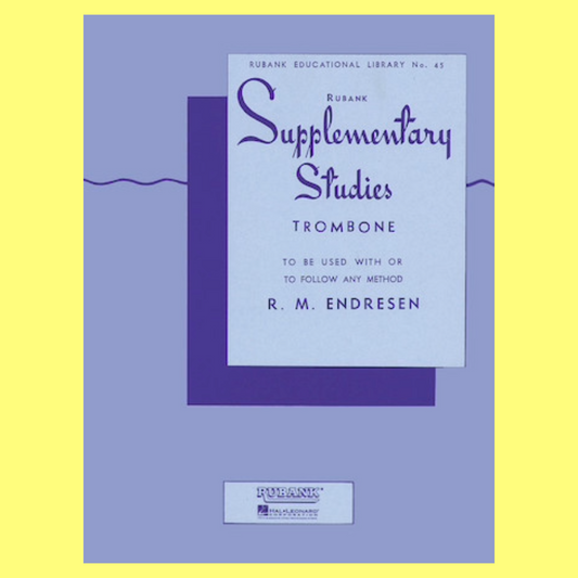 Rubank Supplementary Studies - Trombone Book
