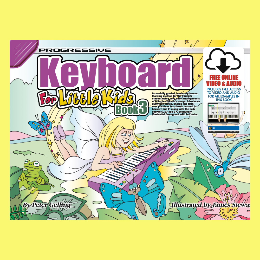 Progressive Keyboard For Little Kids Book 3 (Book/Ola)