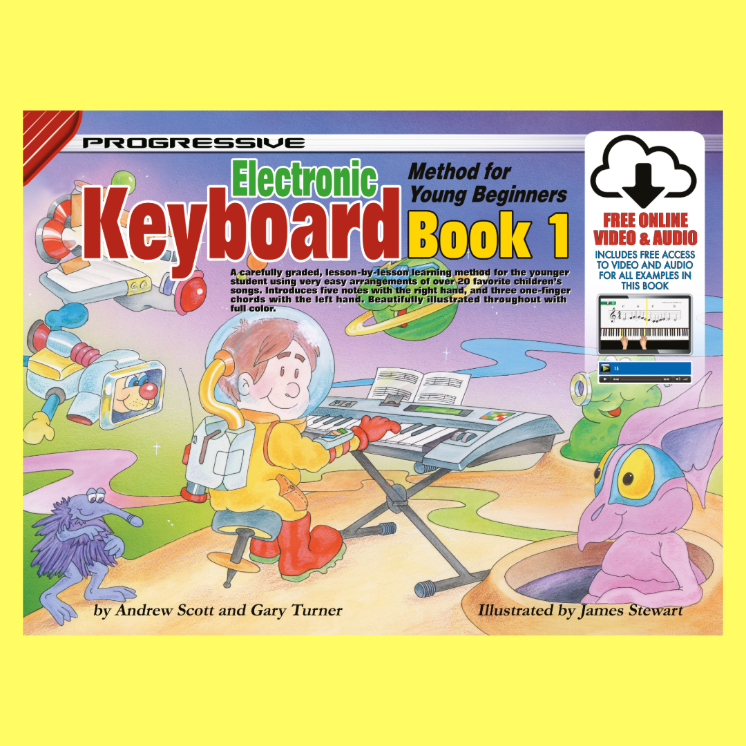 Progressive Electronic Keyboard Method Young Beginners - Book 1 (Book/Ola)