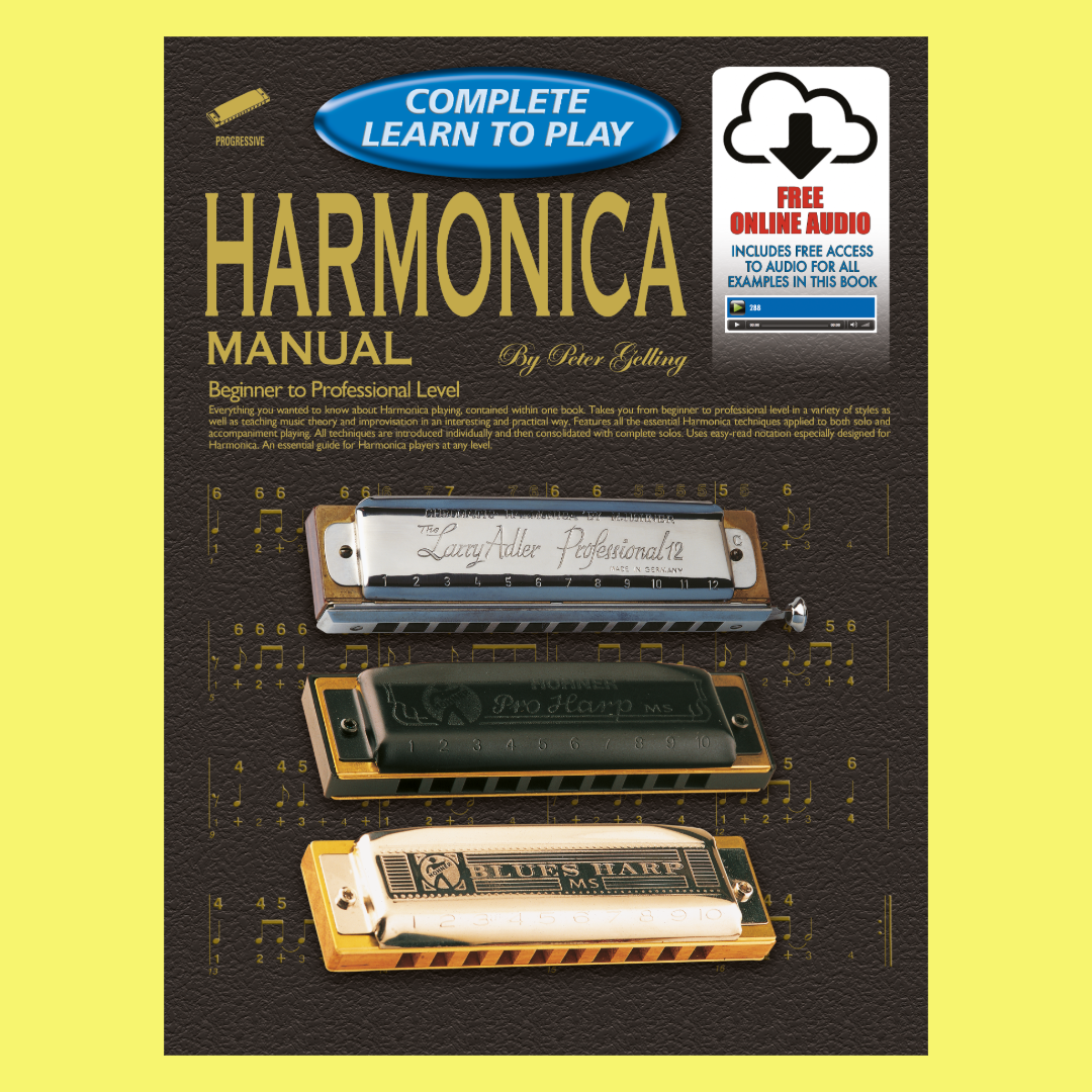 Progressive Complete Learn To Play Harmonica Manual Book/Ola