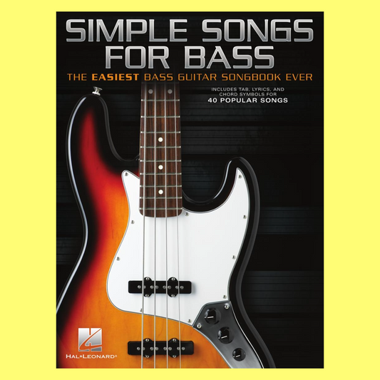 Simple Songs For Bass Book (40 Songs)