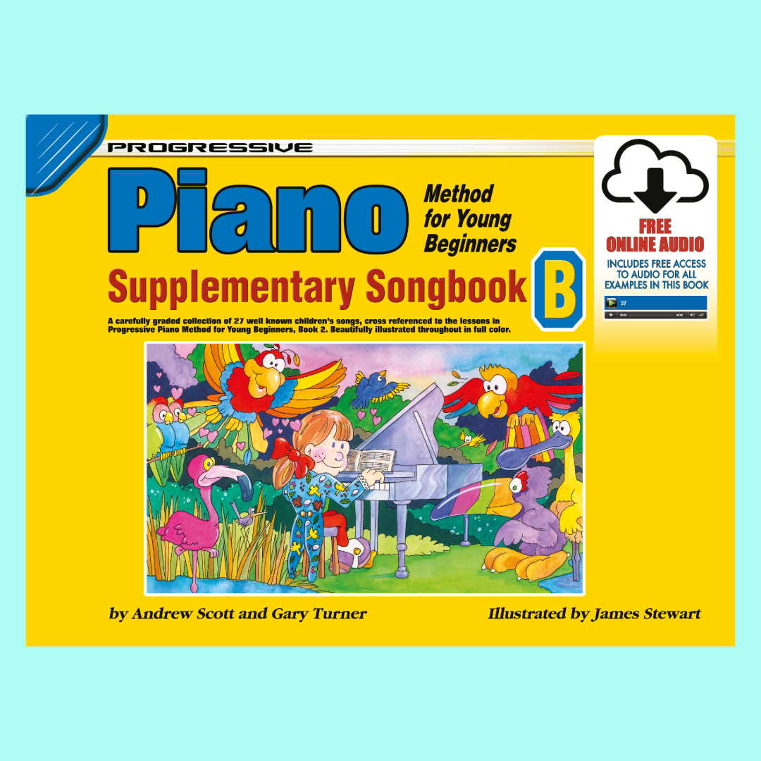 Progressive Piano Method For Young Beginners - Songbook B (Book/Ola)