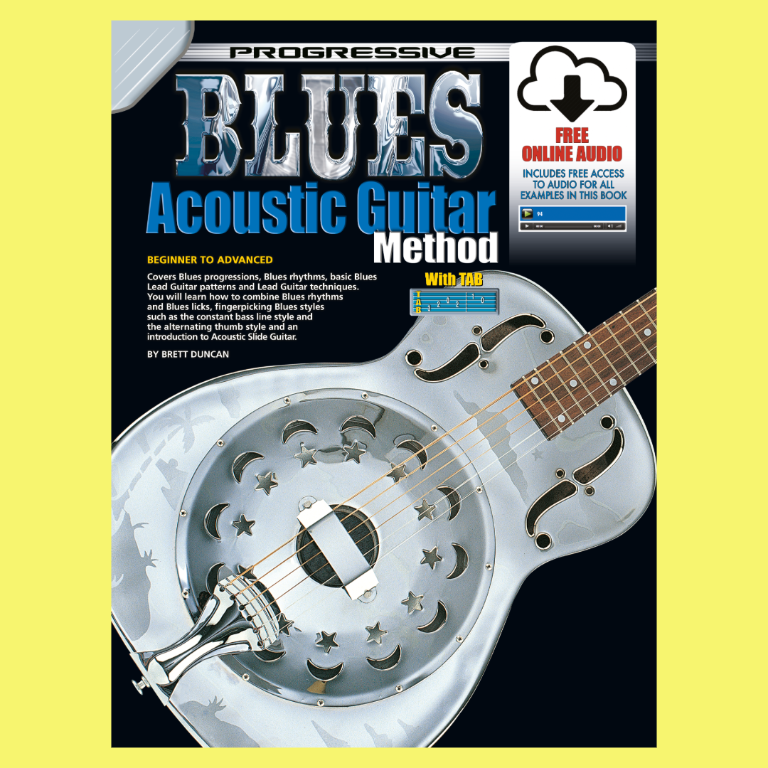 Progressive Blues Acoustic Guitar Method Book/Ola