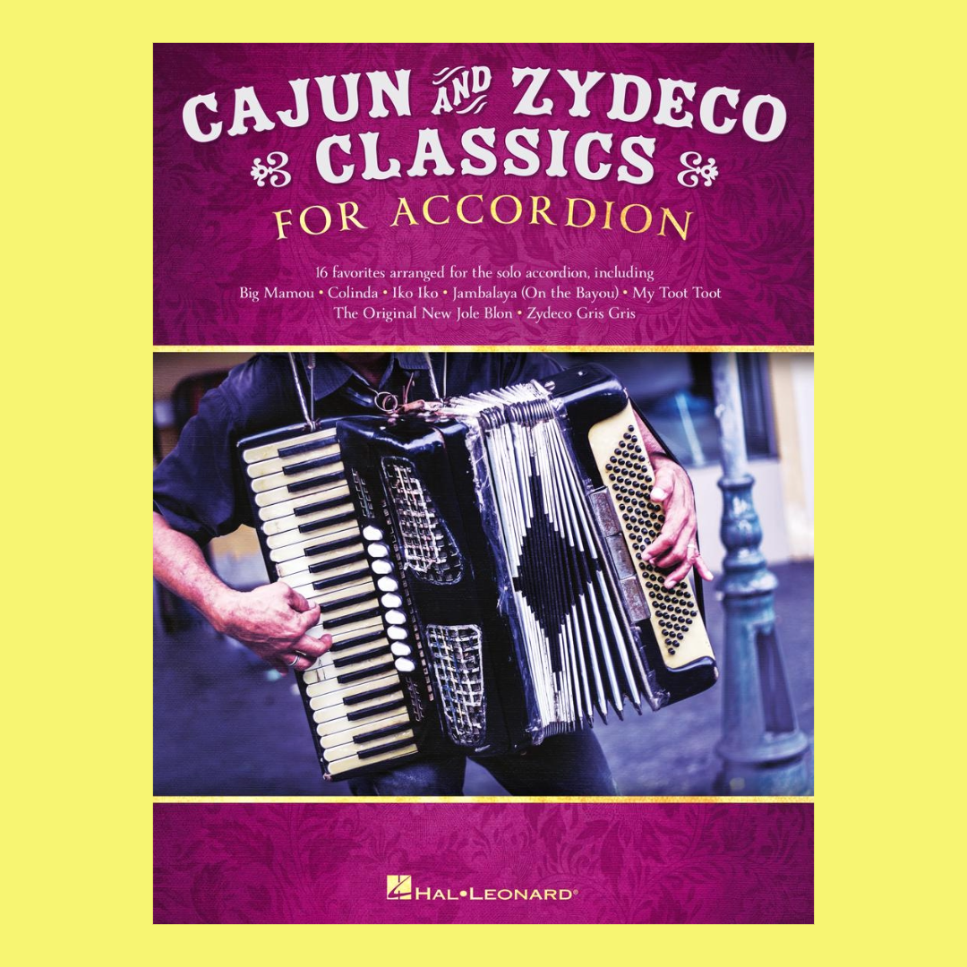 Cajun And Zydeco Classics For Accordion Book