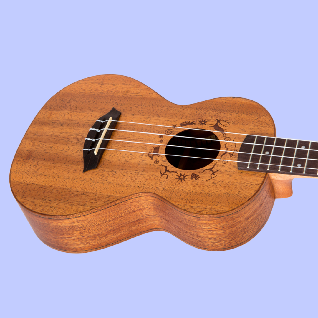 Flight DUT34 EQ Electro-Acoustic Tenor Ukulele with Padded Gig Bag