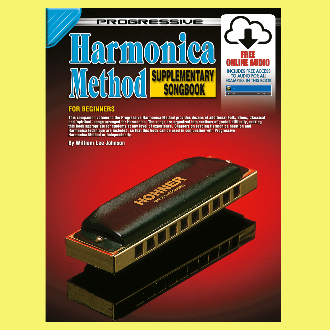 Progressive Harmonica Method Supplementary Songbook Book/Online Audio ...