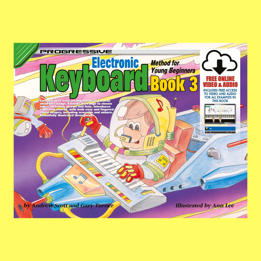Progressive Electronic Keyboard Method Young Beginners - Book 3 (Book/Ola)
