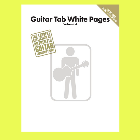 Guitar Tab - White Pages Volume 4 Book (150 Songs)