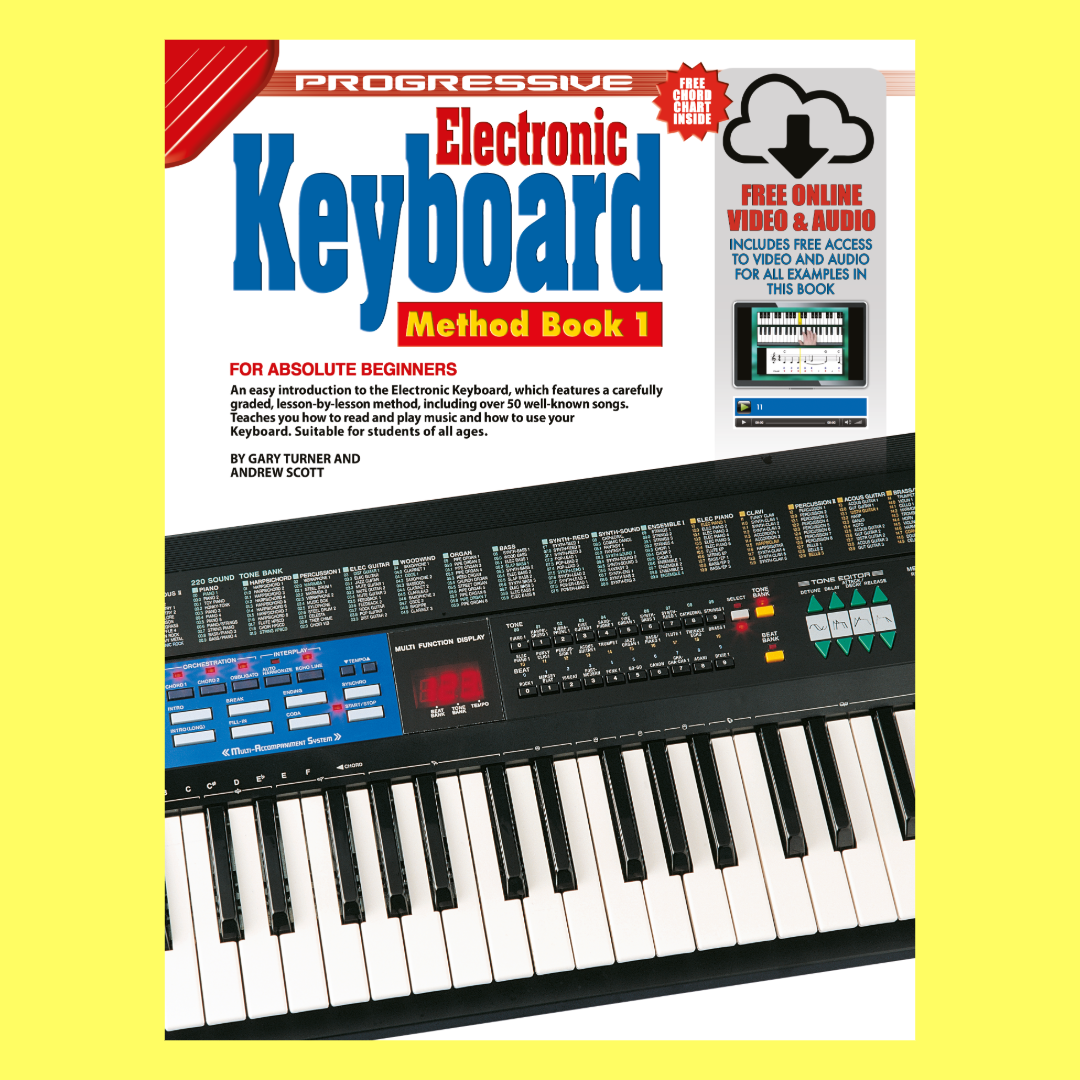 Progressive Electronic Keyboard Method Book 1 (Book/Ola)