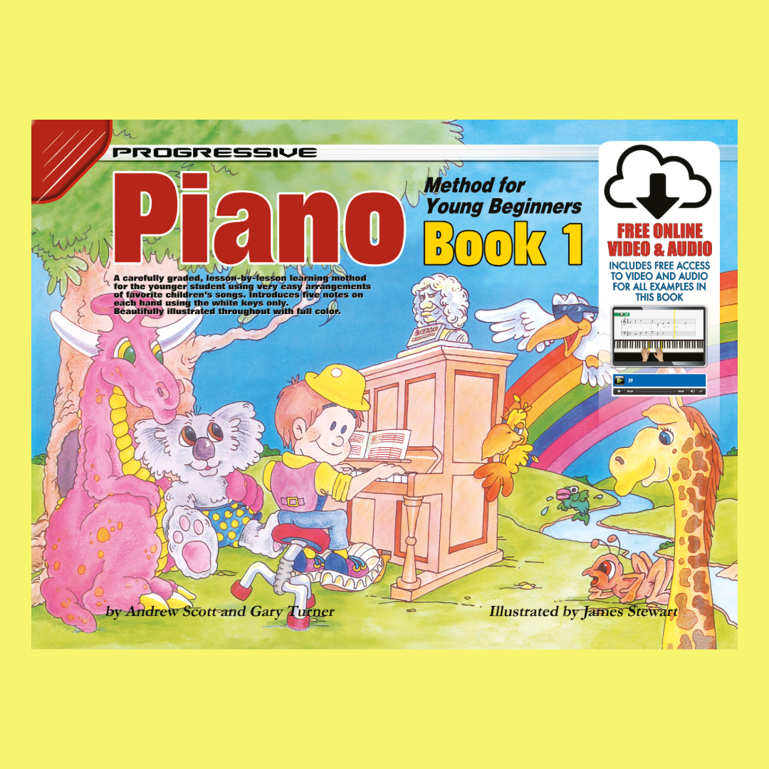 Progressive Piano Method For Young Beginners Book 1 (Book/Ola)