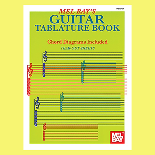 Guitar Tab & Manuscript Book (Treble Clef & Tab) 48 Pages