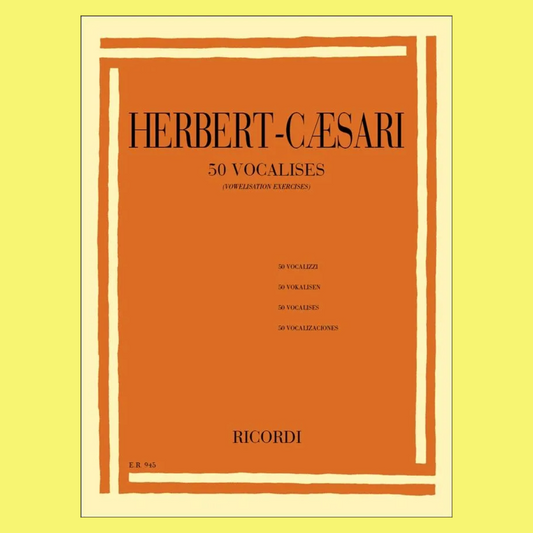 Edgar Herbert-Ceasari: 50 Vocalises Book