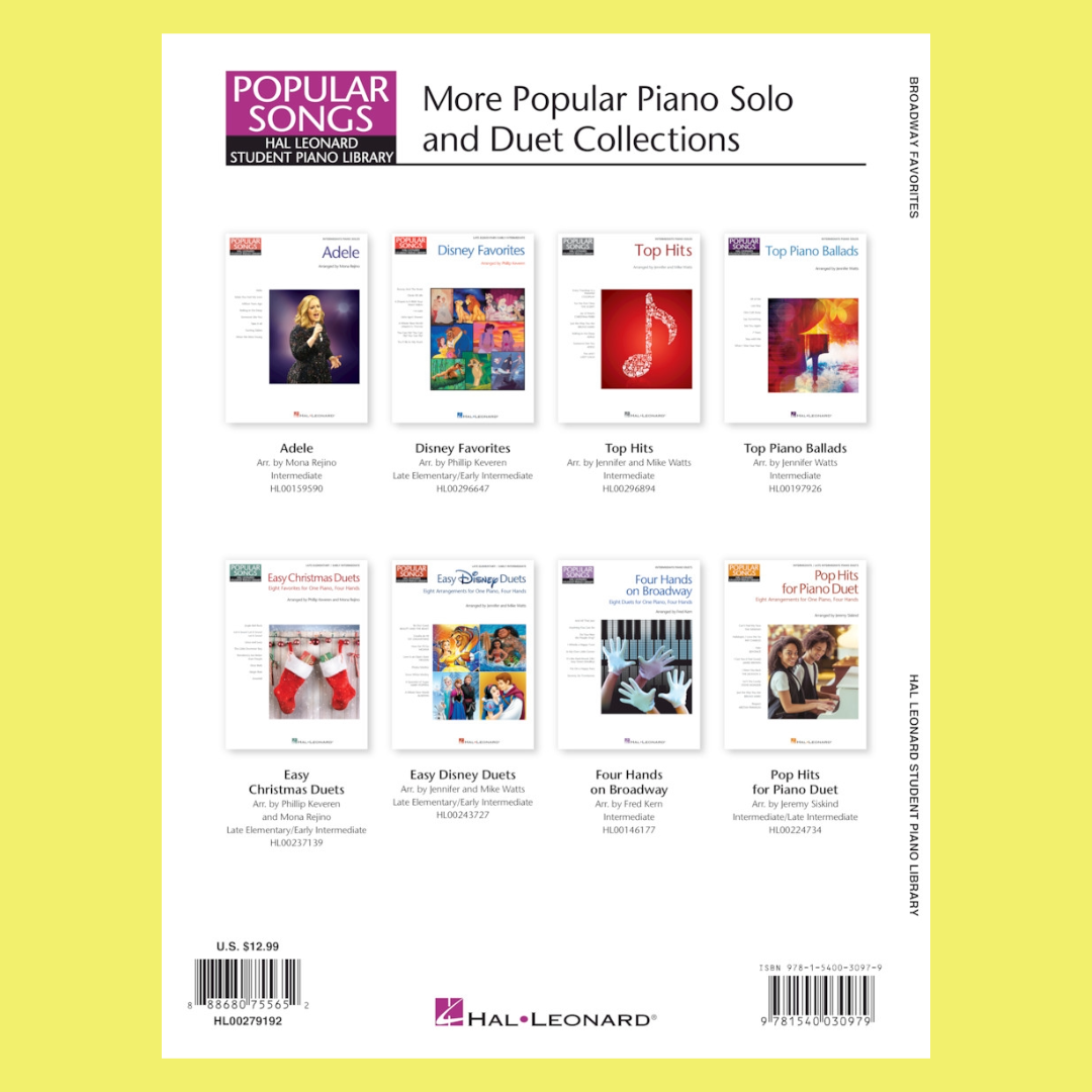 HLSPL Popular Song Series - Broadway Favourites Book