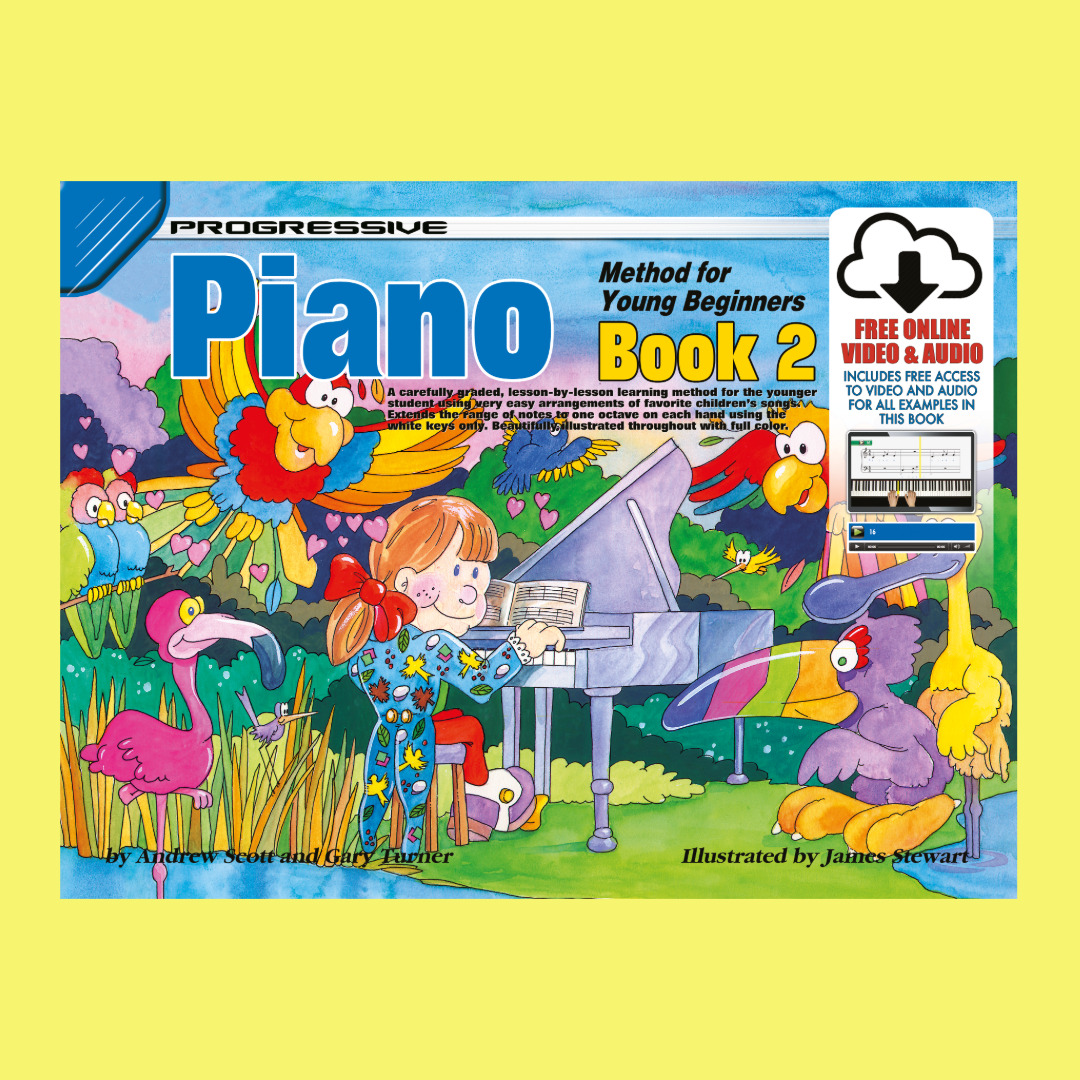 Progressive Piano Method For Young Beginners Book 2 (Book/Ola)