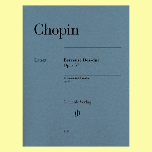 Frederic Chopin - Berceuse in D flat major Op. 57 Book (Revised Edition)