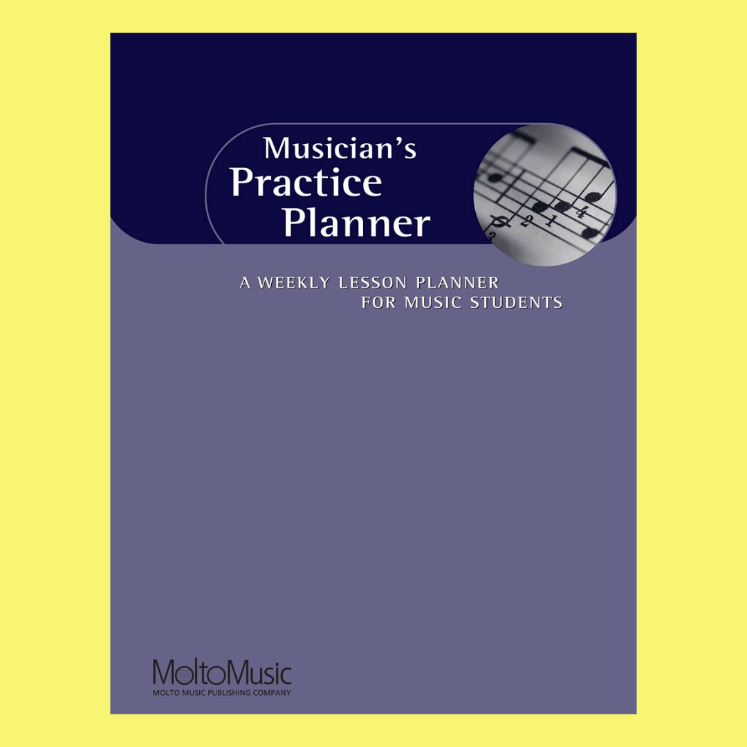 Musician's Practice Planner Book