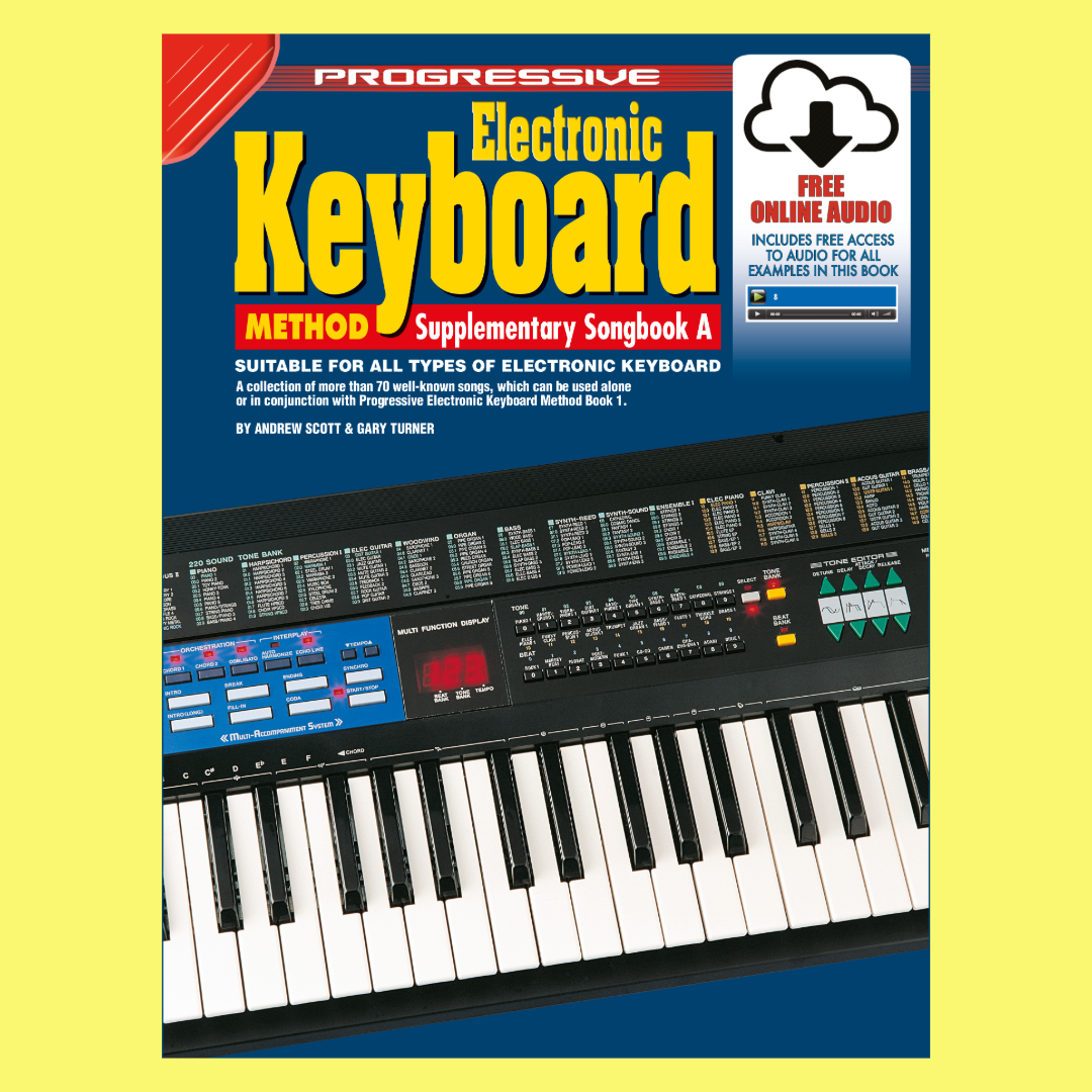 Progressive Electronic Keyboard Method - Songbook A (Book/Ola)