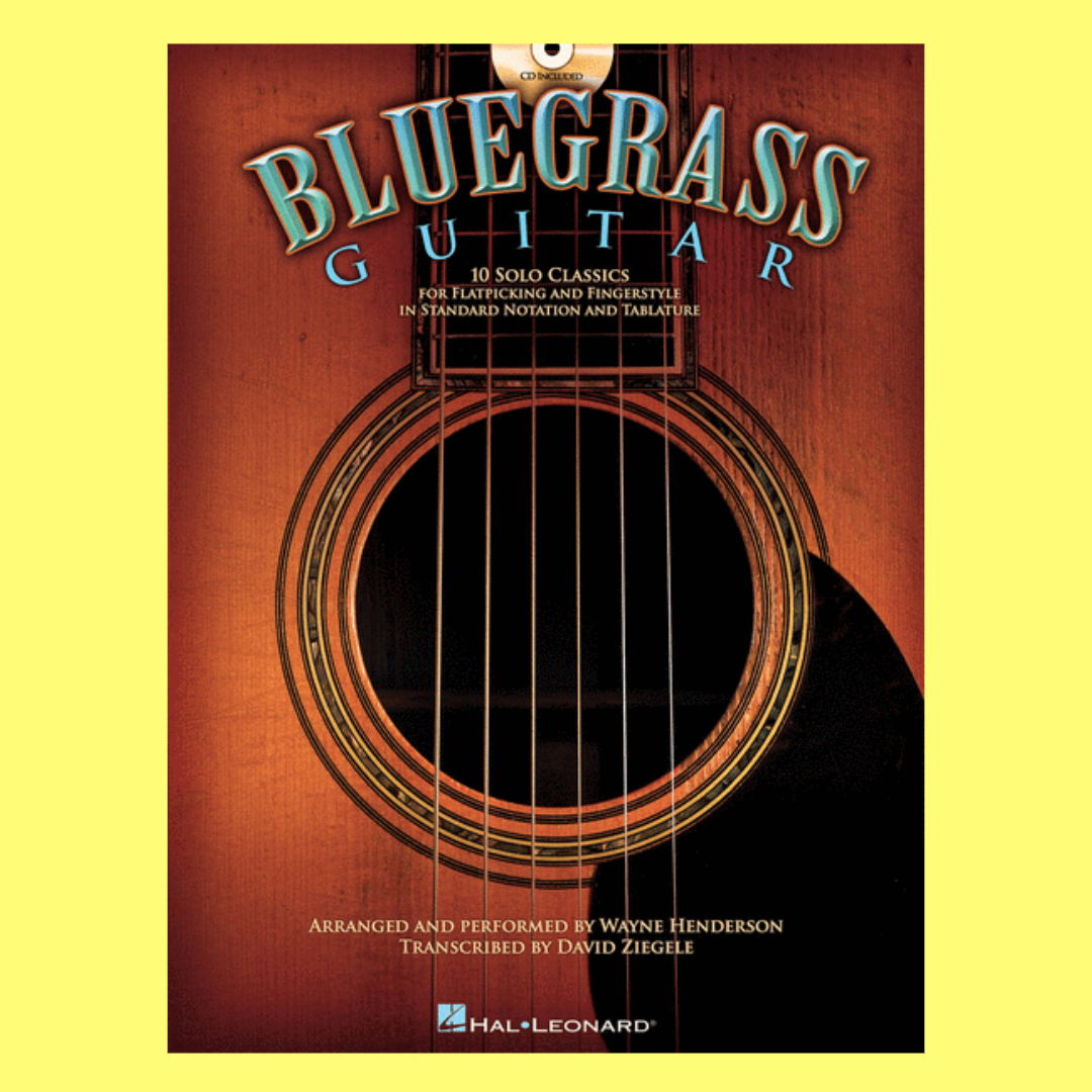 Bluegrass Guitar Notes And Tab Book/Cd