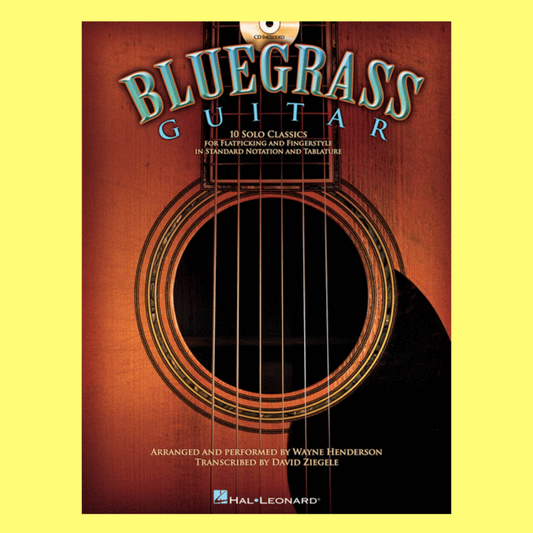 Bluegrass Guitar Notes And Tab Book/Cd