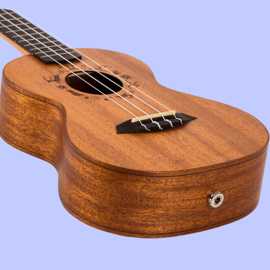 Flight DUT34 EQ MAH-A Electro-Acoustic Tenor Ukulele with Padded Gig Bag