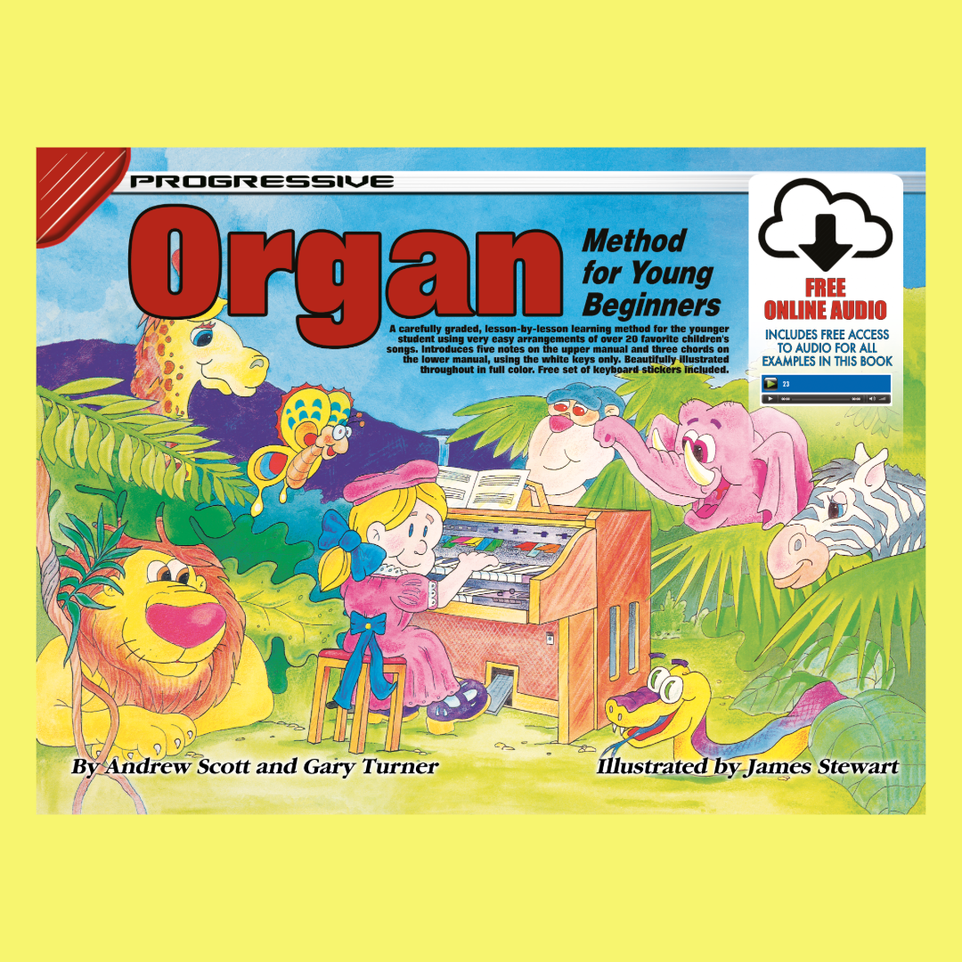Progressive Organ Method For Young Beginners Book 1 (Book/Ola)